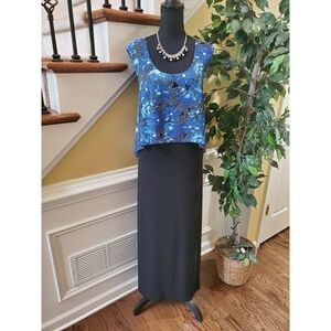 New‎ Elie McCarthy Long Dress 2X Sleeveless